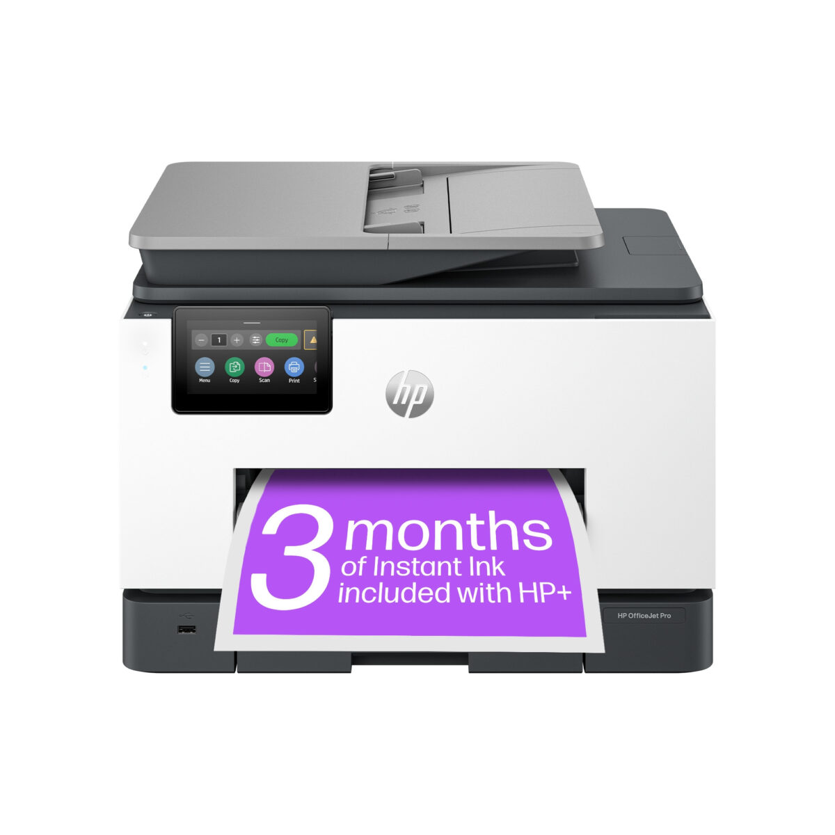 404M5B#686 HP OfficeJet Pro HP 9132e All-in-One Printer, Color, Printer for Small medium business, Print, copy, scan, fax, Wireless; HP+; HP Instant Ink eligible; Two-sided printing; Two-sided scanning; Automatic document feeder; Fax; Touchscreen; Smart Advance Scan; Instant Paper